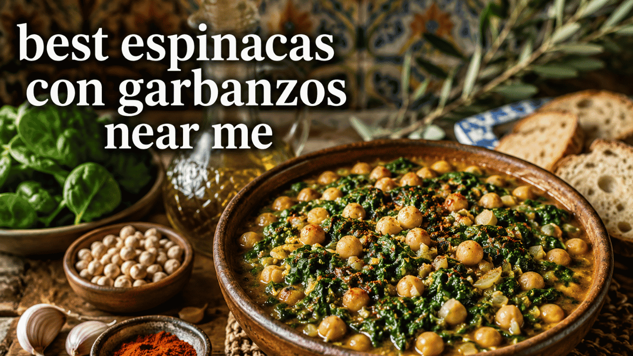 best espinacas con garbanzos near me