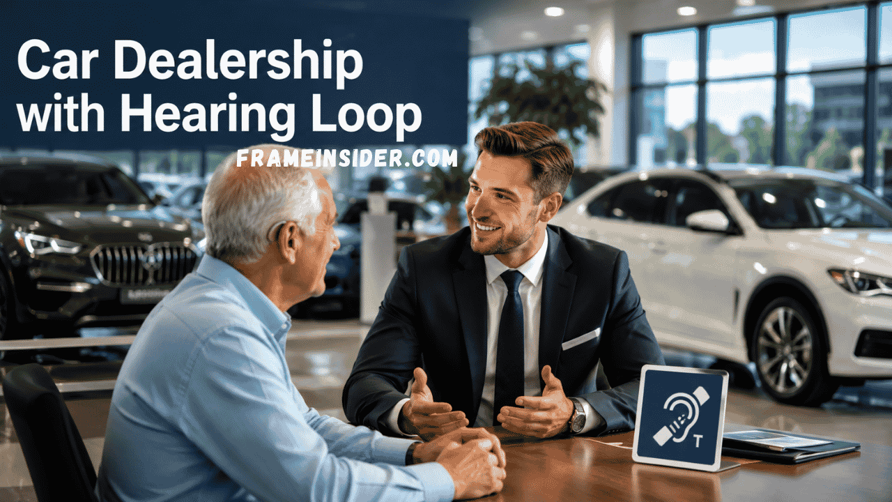 Car Dealership with Hearing Loop