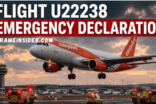 flight u22238 emergency declaration
